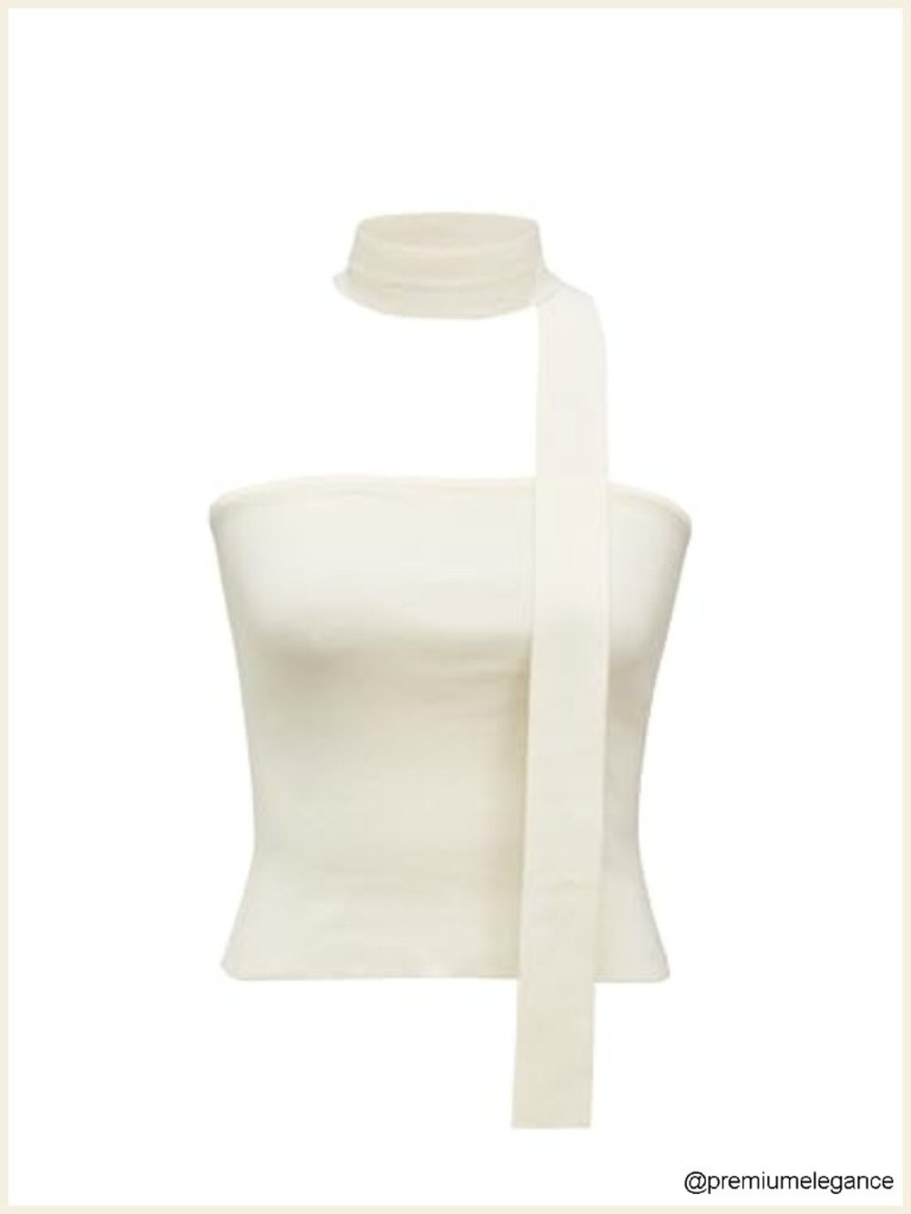 Women's 2-in-1 Non-Slip Tube Top with Scarf Cotton Cashmere